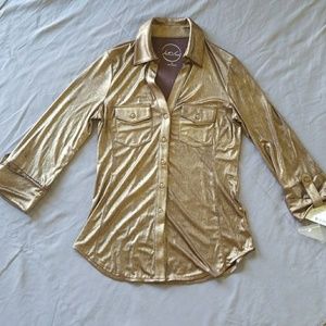 NWT Inc Button Down Blouse